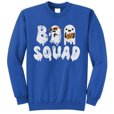 Crew Retro Vintage Boo Ghost Halloween Squad Meaningful Gift Sweatshirt