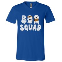 Crew Retro Vintage Boo Ghost Halloween Squad Meaningful Gift V-Neck T-Shirt