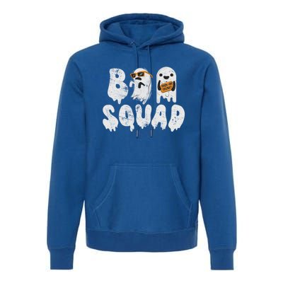 Crew Retro Vintage Boo Ghost Halloween Squad Meaningful Gift Premium Hoodie