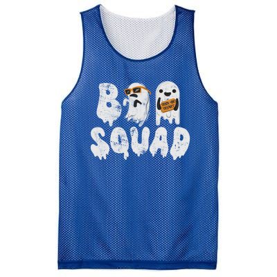 Crew Retro Vintage Boo Ghost Halloween Squad Meaningful Gift Mesh Reversible Basketball Jersey Tank