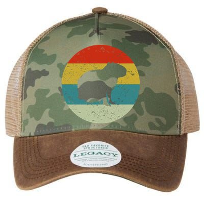 Capybara Retro Vintage Legacy Tie Dye Trucker Hat