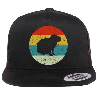 Capybara Retro Vintage Flatbill Hat