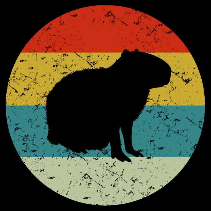 Capybara Retro Vintage Bag