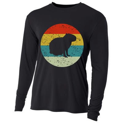 Capybara Retro Vintage Cooling Performance Long Sleeve Crew