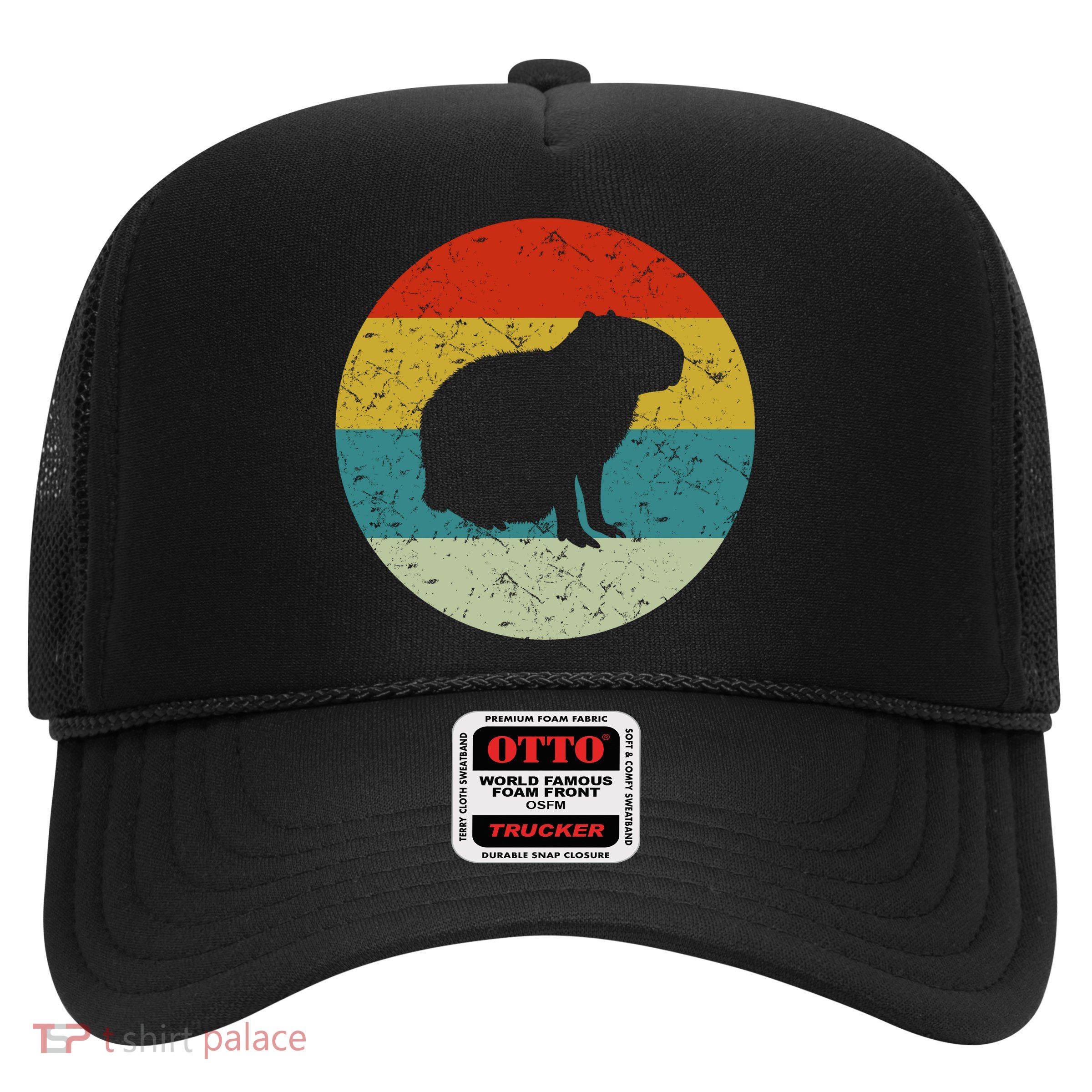 Capybara Retro Vintage Trucker Hat