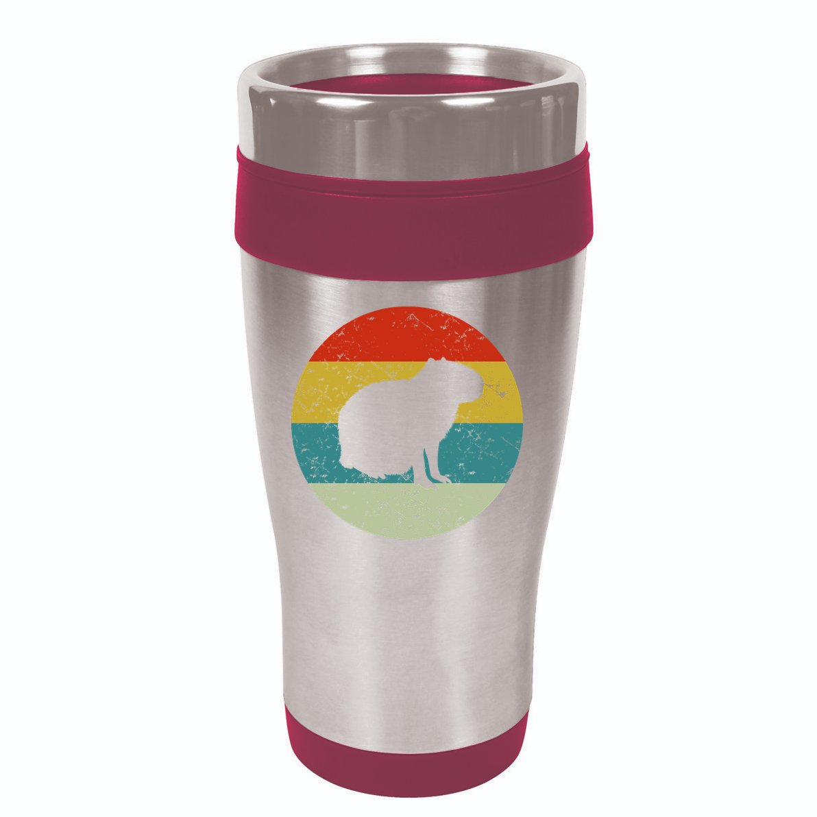 Capybara Retro Vintage 16oz Travel Tumbler