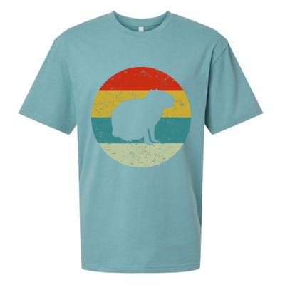 Capybara Retro Vintage Sueded Cloud Jersey T-Shirt