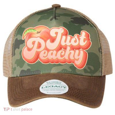 Cute Retro Vintage Just Peachy Legacy Tie Dye Trucker Hat