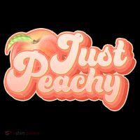 Cute Retro Vintage Just Peachy Sweatshirt