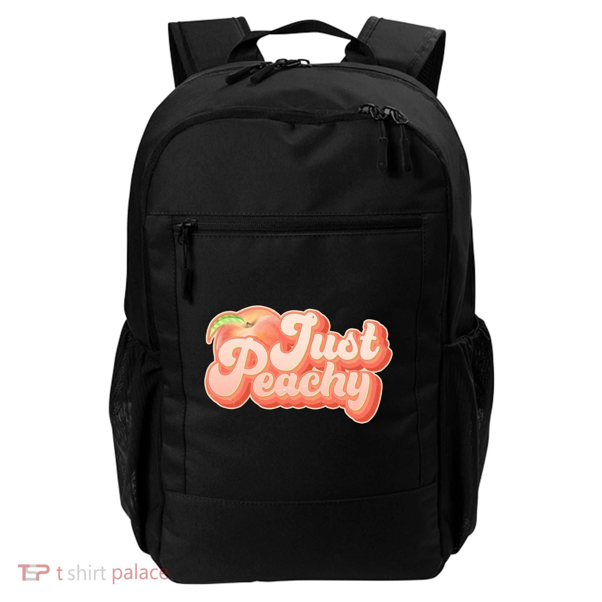 Cute Retro Vintage Just Peachy Backpack