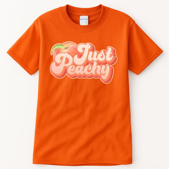 Cute Retro Vintage Just Peachy Tall T-Shirt