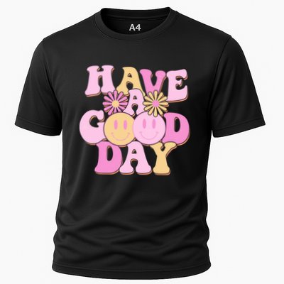 Cute Retro Vintage Hippy 60s Have A Good Day Performance Shirt