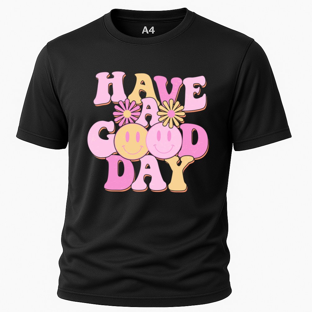 Cute Retro Vintage Hippy 60s Have A Good Day Performance Shirt