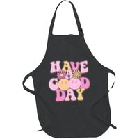 Cute Retro Vintage Hippy 60s Have A Good Day Apron