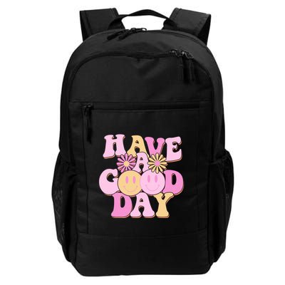 Cute Retro Vintage Hippy 60s Have A Good Day Backpack