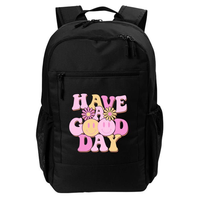 Cute Retro Vintage Hippy 60s Have A Good Day Backpack