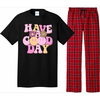 Cute Retro Vintage Hippy 60s Have A Good Day Pajama Set