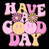 Cute Retro Vintage Hippy 60s Have A Good Day Womens Tank Top