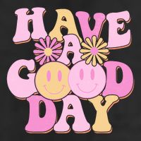 Cute Retro Vintage Hippy 60s Have A Good Day Trucker Hat