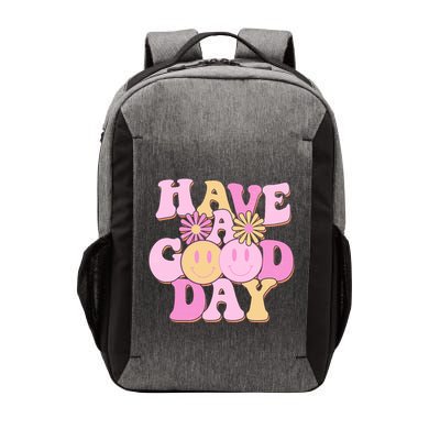 Cute Retro Vintage Hippy 60s Have A Good Day Vector Backpack