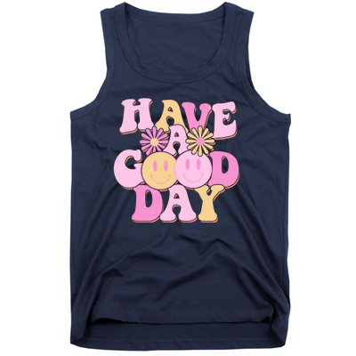 Cute Retro Vintage Hippy 60s Have A Good Day Tank Top