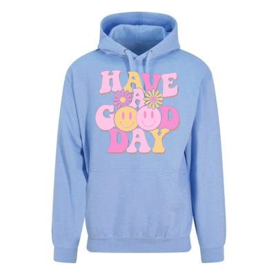 Cute Retro Vintage Hippy 60s Have A Good Day Unisex Surf Hoodie