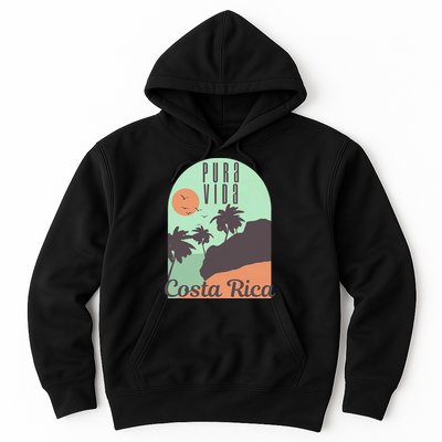 Costa Rica Vintage Retro Souvenir Gift Hoodie
