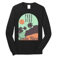 Costa Rica Vintage Retro Souvenir Gift Long Sleeve Shirt