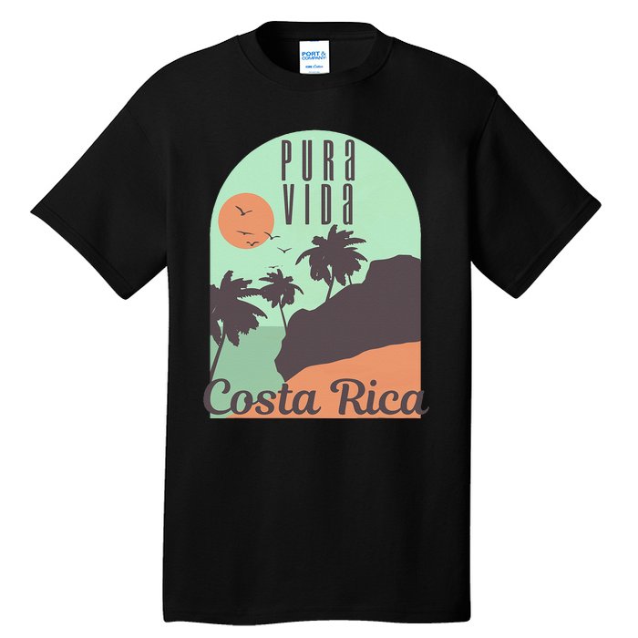 Costa Rica Vintage Retro Souvenir Gift Tall T-Shirt