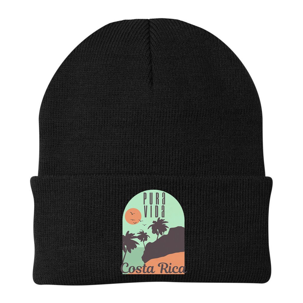 Costa Rica Vintage Retro Souvenir Gift Beanie
