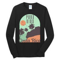 Costa Rica Vintage Retro Souvenir Gift Tall Long Sleeve T-Shirt