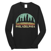 Classic Retro Vintage Philadelphia City Pennsylvania Long Sleeve Shirt