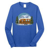 Christmas Retro Vintage Vacation Rv Camp Camper Funny Xmas Funny Gift Long Sleeve Shirt