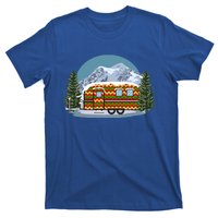 Christmas Retro Vintage Vacation Rv Camp Camper Funny Xmas Funny Gift T-Shirt