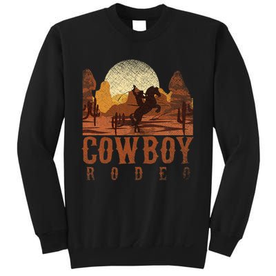 Cowboy Rodeo Western Texan Gift Horseback Riding Cowboy Sweatshirt