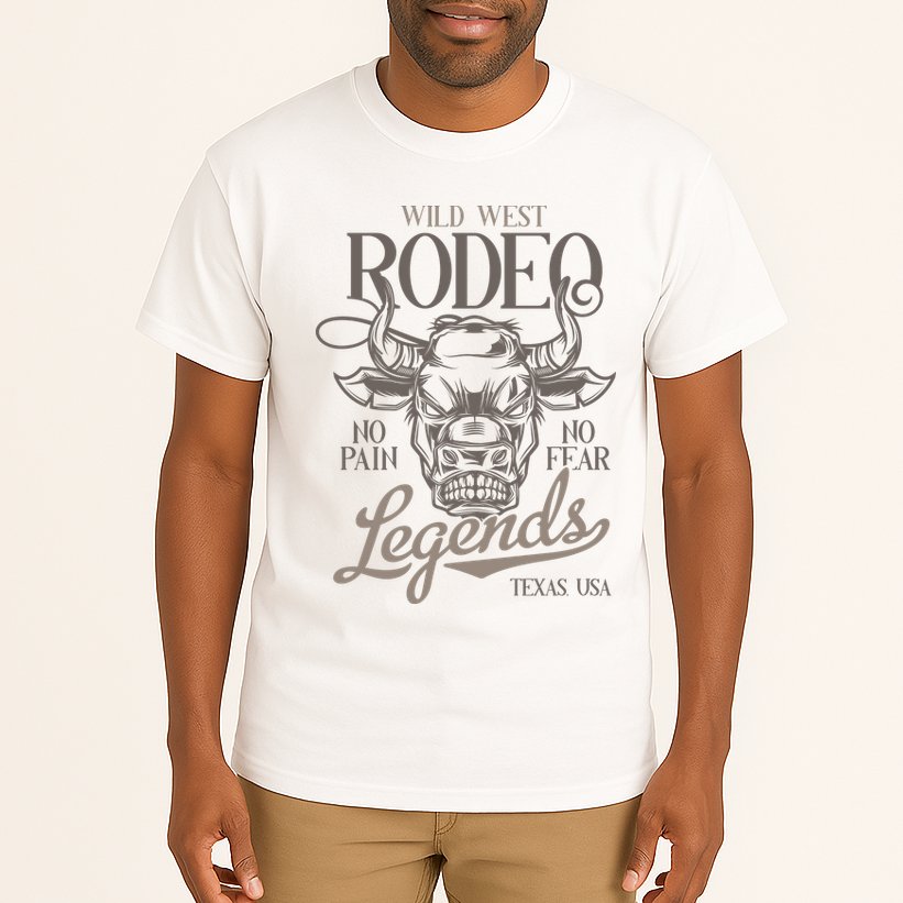Cowboy Rodeo Wild West Texas Tall T-Shirt