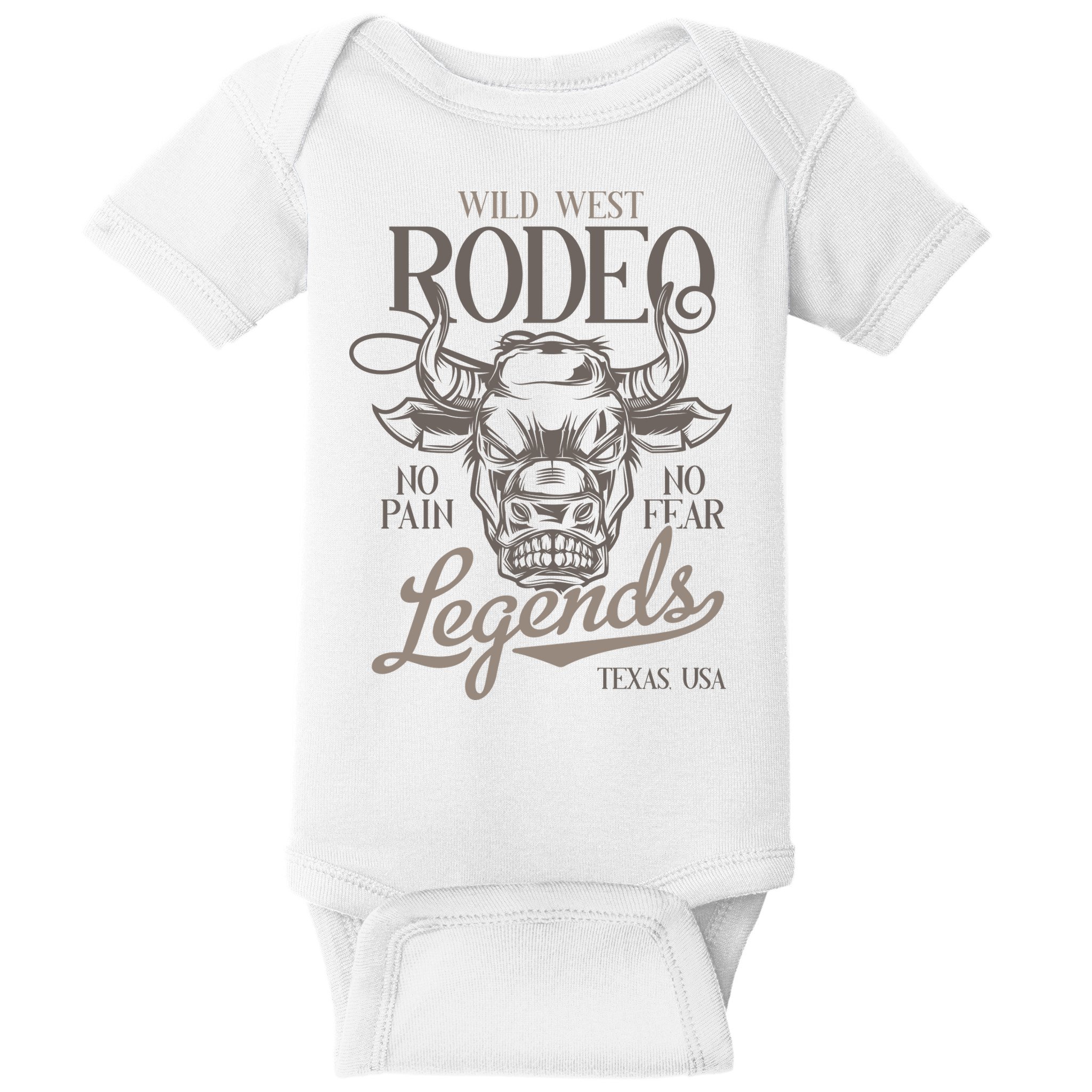 Cowboy Rodeo Wild West Texas Baby Bodysuit