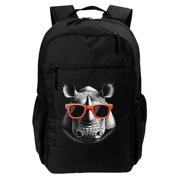 Cool Rhino Wearing Sunglasses Graphic Art Backpack