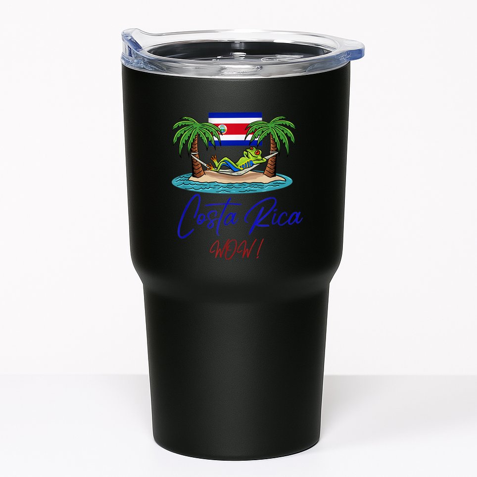 Costa Rica Wow Costa Rican Flag Tumbler