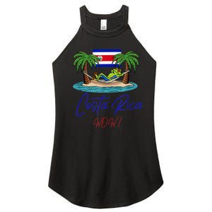 Costa Rica Wow Costa Rican Flag Women's Perfect Tri Rocker Tank