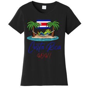 Costa Rica Wow Costa Rican Flag Women's T-Shirt