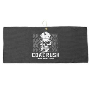 Coal Rush West Virginia Large Microfiber Waffle Golf Towel