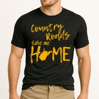 Country Roads West Virginia Map Take Me Home WV 304 Cooling Performance Crew T-Shirt