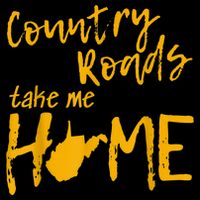Country Roads West Virginia Map Take Me Home WV 304 Cooling Performance Crew T-Shirt