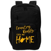 Country Roads West Virginia Map Take Me Home WV 304 Impact Tech Backpack