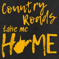Country Roads West Virginia Map Take Me Home WV 304 Adult Drive Performance Visor
