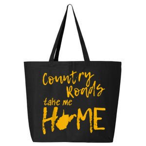 Country Roads West Virginia Map Take Me Home WV 304 25L Jumbo Tote