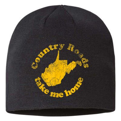 Country Roads West Virginia Take Me Home Sustainable Beanie