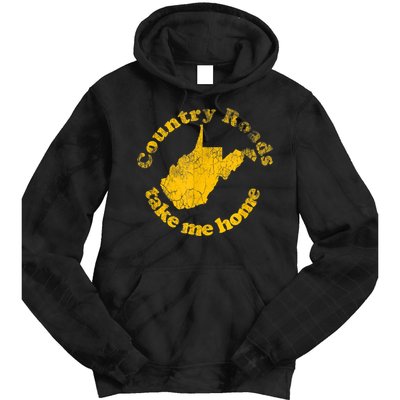Country Roads West Virginia Take Me Home Tie Dye Hoodie