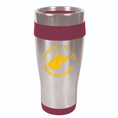 Country Roads West Virginia Take Me Home 16oz Travel Tumbler